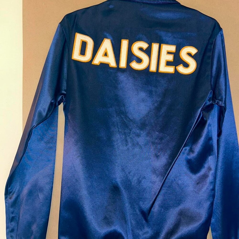 Vintage DAISIES Satin Bomber - Picture 4 of 5